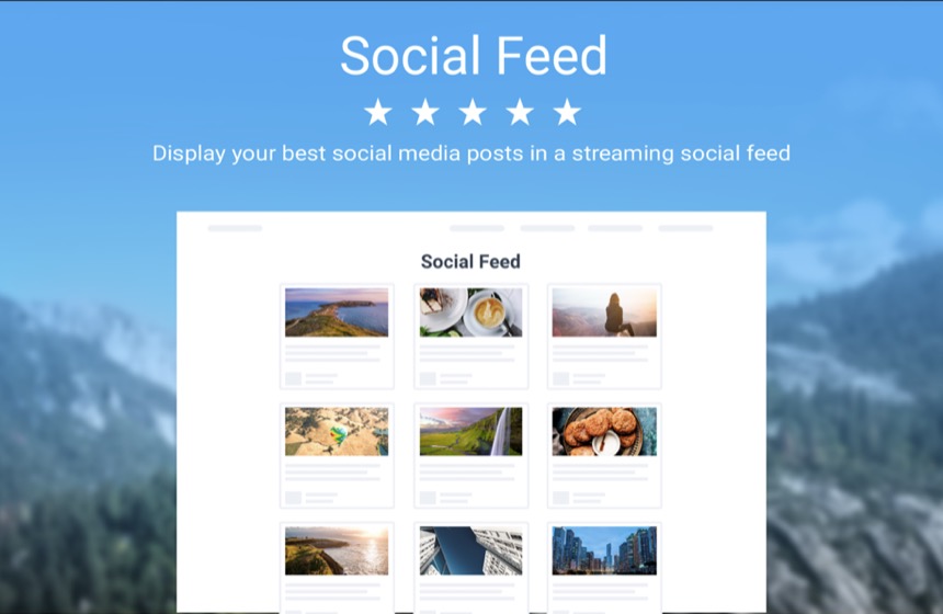 Social feed for your website